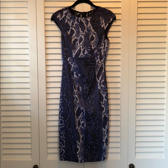 karen millen snakeskin dress